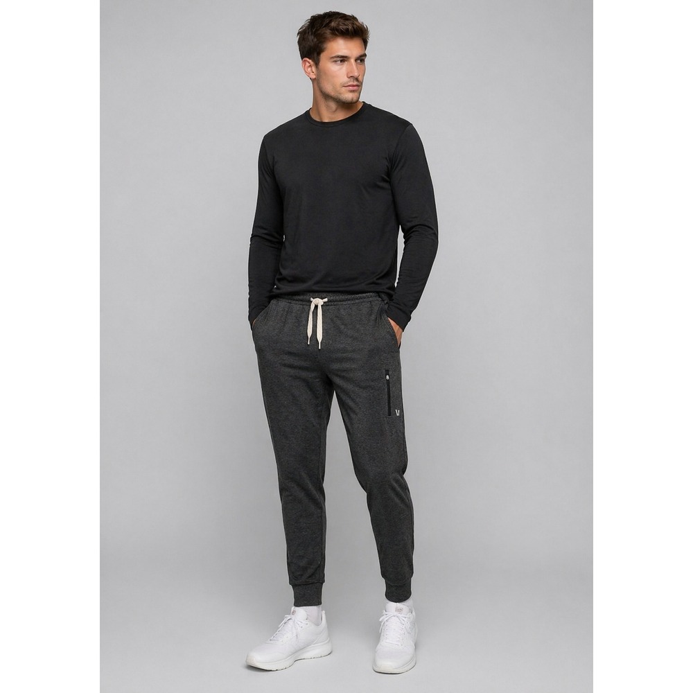 Vuori Ponto Performance Jogger Mens Medium M Charcoal Heather Gray Sweatpants